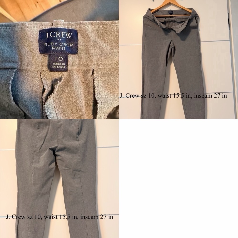 J. Crew, Express, The Limited and Banana Republic, $15 each or $60 for lot.
